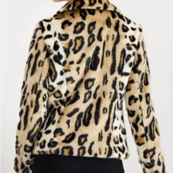 INC 💙 Leopard-Print Faux-Fur Coat - Picture 4 of 5